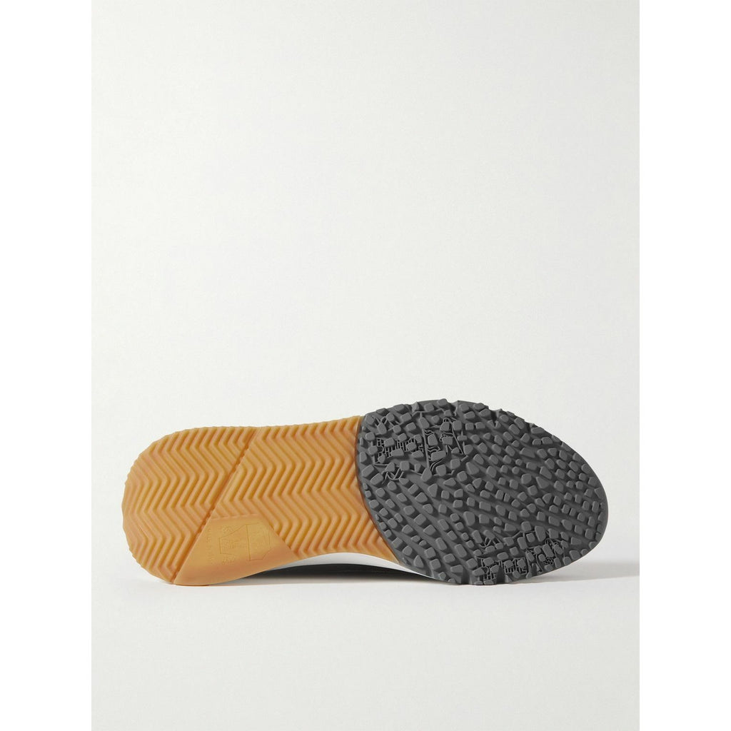 Espadrilles Brunello Cucinelli - Cuir perforé et Daim - Noir