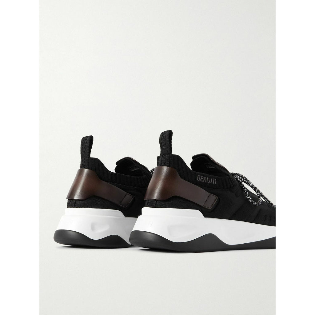 Espadrilles Berluti - Shadow - Lin et Cuir  - Noir