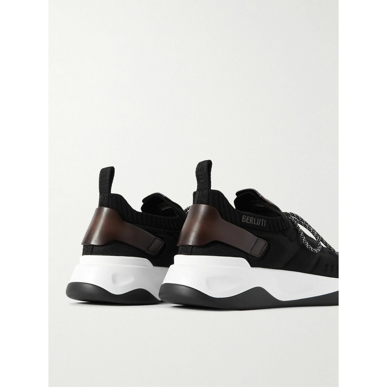 Espadrilles Berluti - Shadow - Lin et Cuir  - Noir