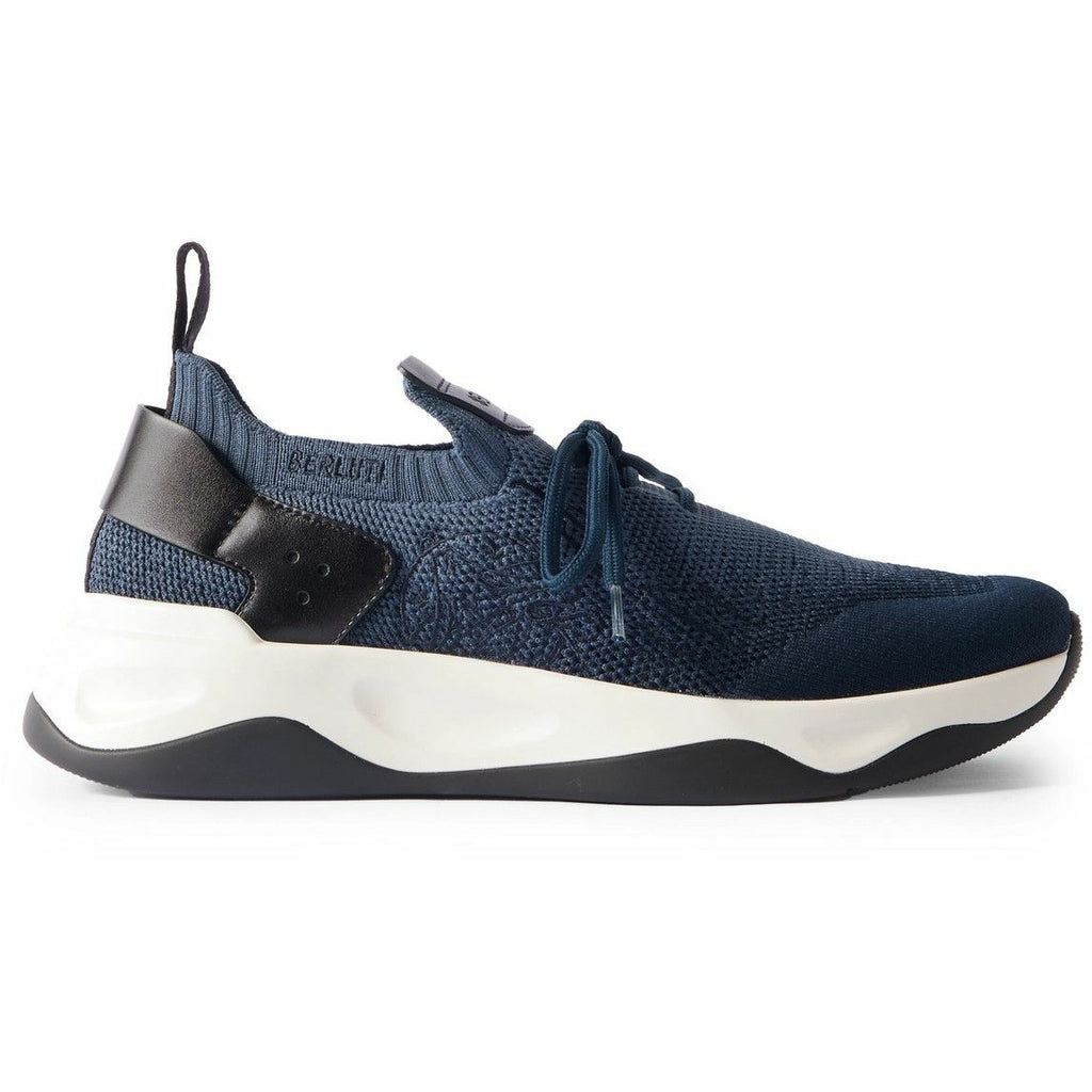 Espadrilles Berluti - Shadow - Lin et Cuir - Bleu