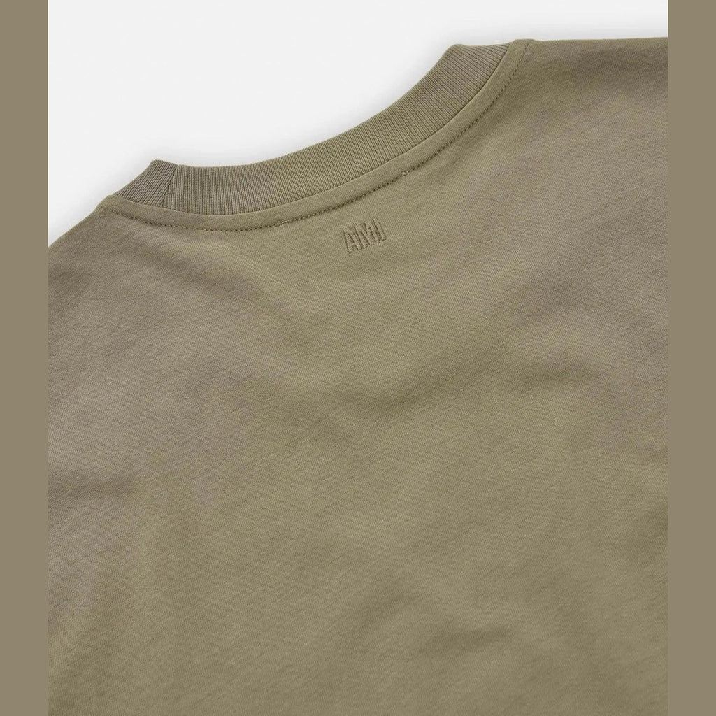 T-Shirt Ami De Coeur - Coton - Vert Olive
