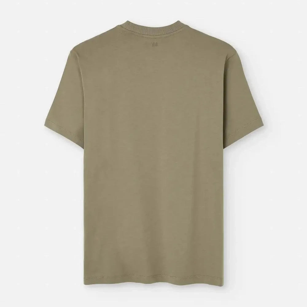 T-Shirt Ami De Coeur - Coton - Vert Olive