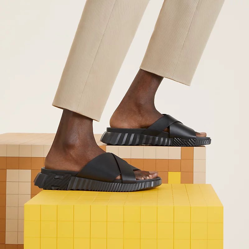 Sandales Hermes - Infra - Noir