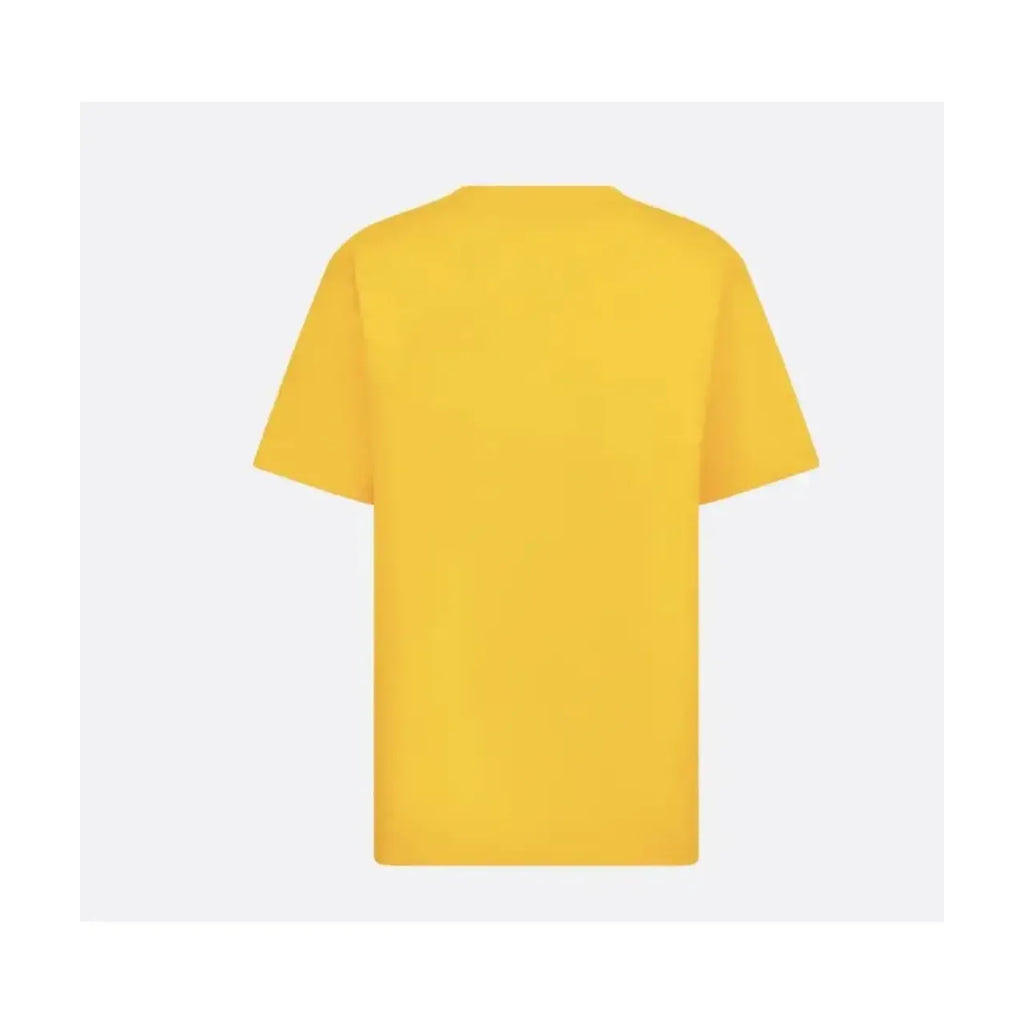 T-Shirt Christian Dior - CD Icon - Coupe Regular - Jaune