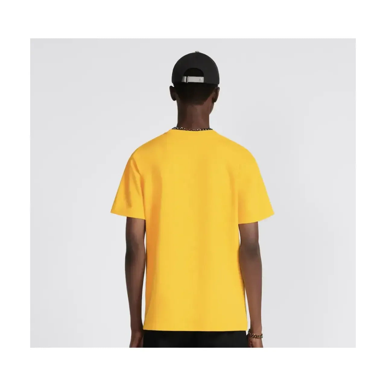 T-Shirt Christian Dior - CD Icon - Coupe Regular - Jaune
