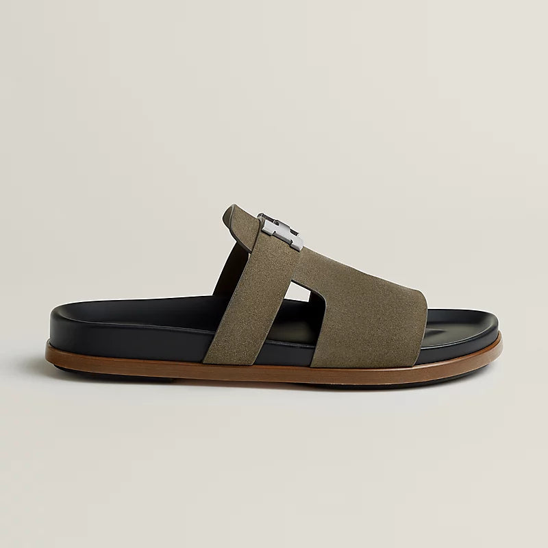 Sandales Hermes - Jaures - Étoupe