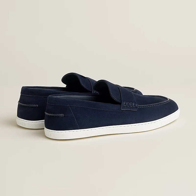 Mocassins Hermes - Job - Bleu Marine