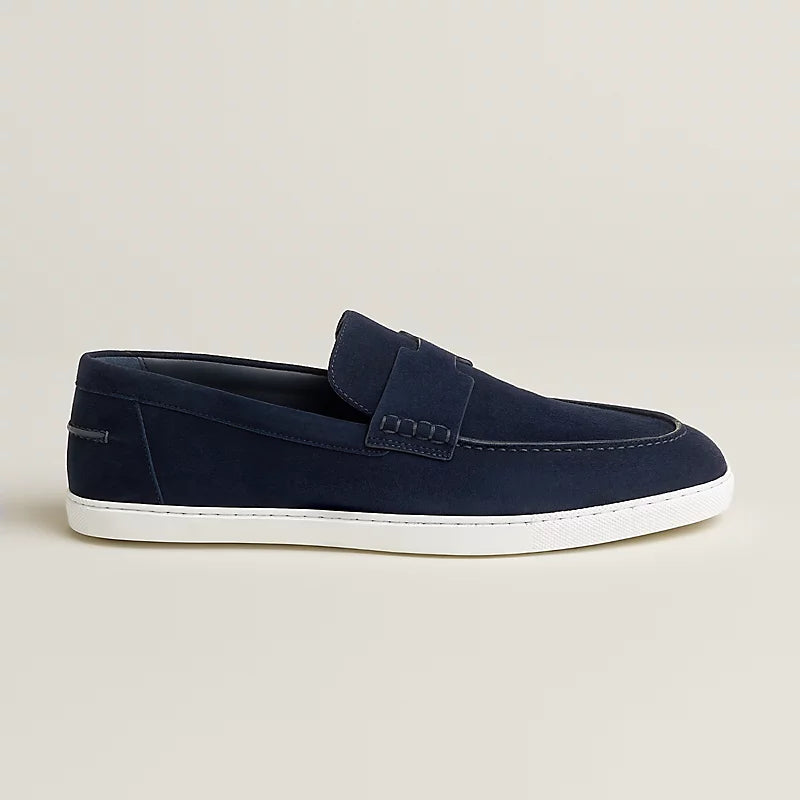 Mocassins Hermes - Job - Bleu Marine