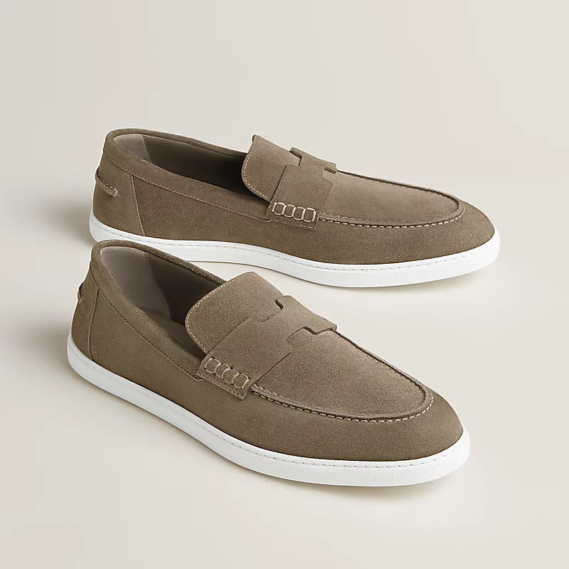 Mocassins Hermes - Job -Étoupe