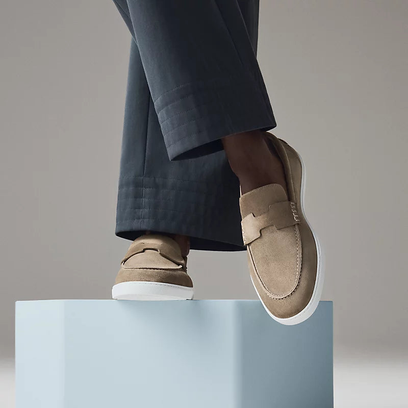 Mocassins Hermes - Job -Étoupe