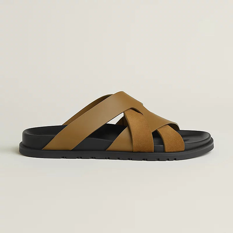 Sandales Hermes - Kazimir - Marron