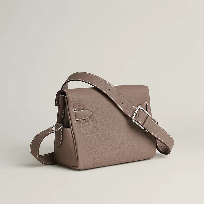 Pochette Hermes - Kelly Messenger - Étoupe