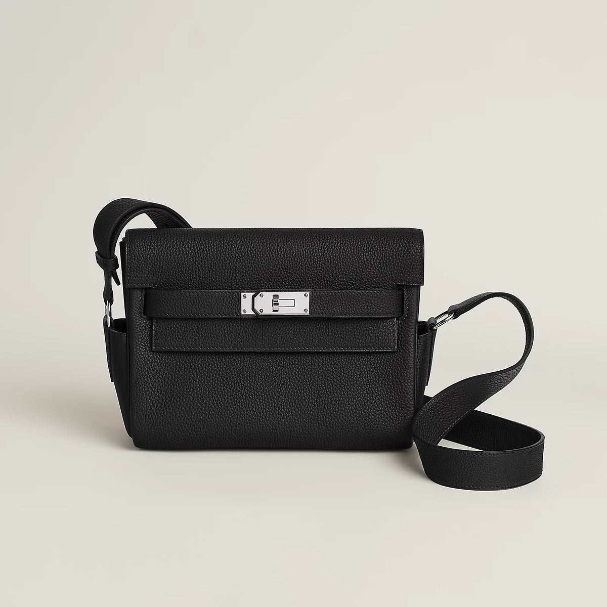 Sacoche Hermes - Kelly Messenger - Noir