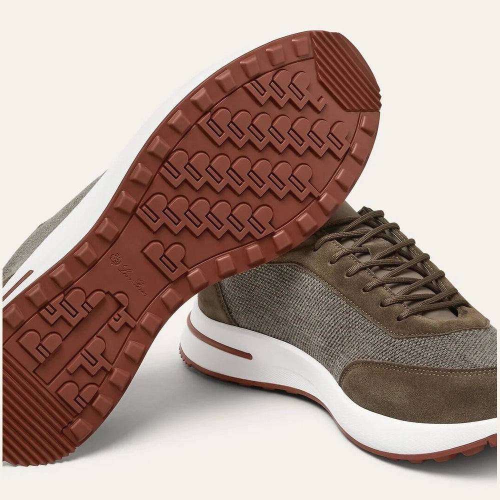 Espadrilles Loro Piana - Week End Walk Technical Knit - Marron