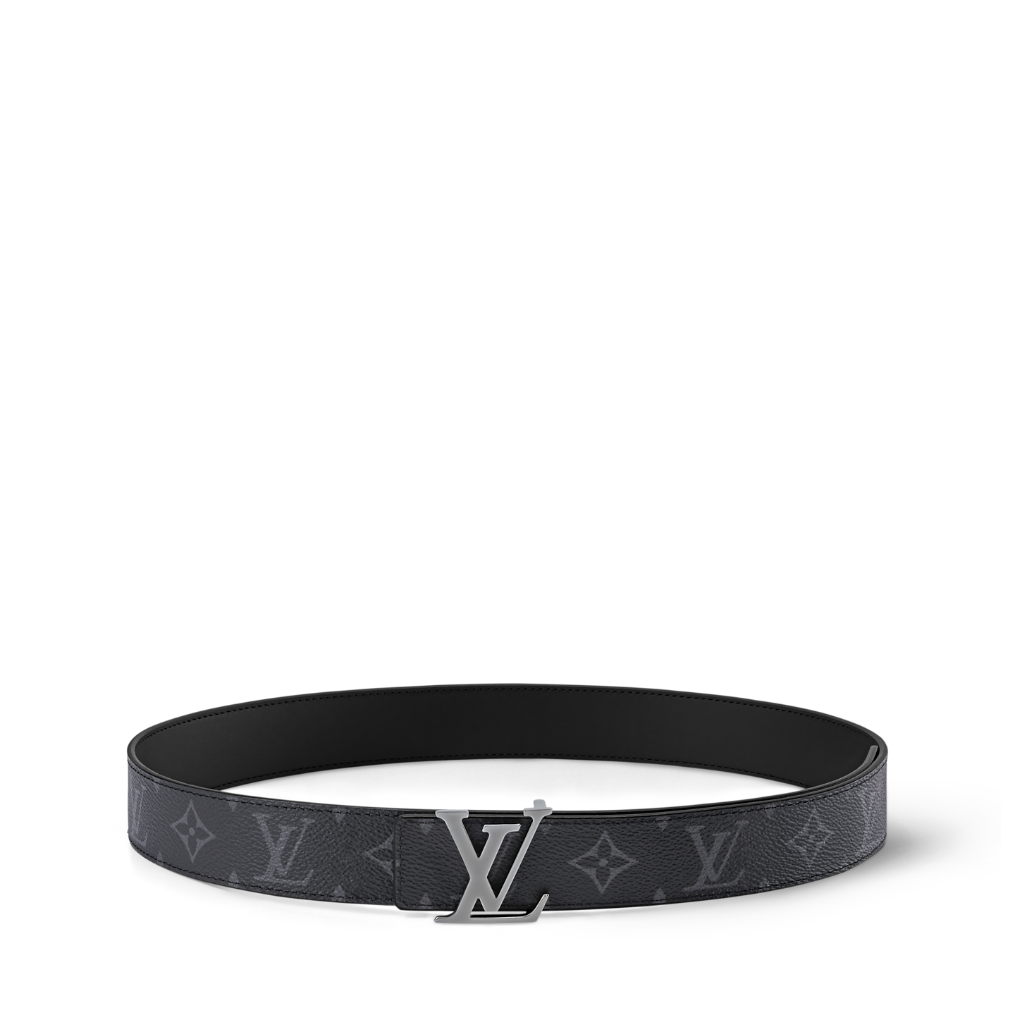 Ceinture Louis Vuitton - Initiales 35 mm réversible - Noir