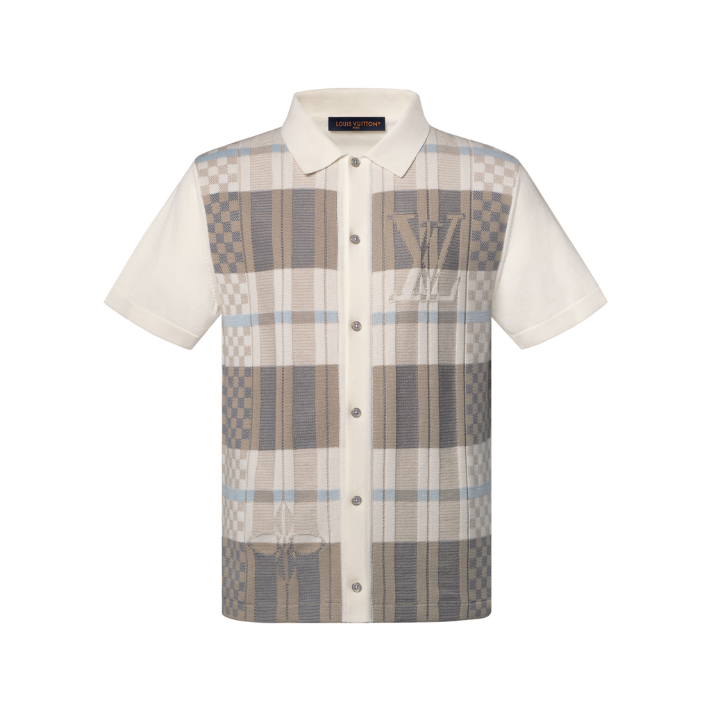 Chemise Louis Vuitton - manches courtes à motif jacquard
