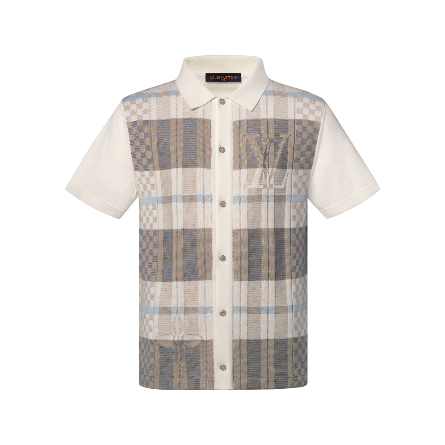 Chemise Louis Vuitton - manches courtes à motif jacquard
