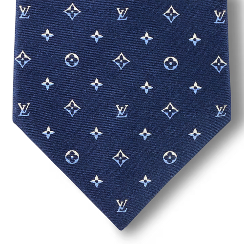 Cravate Louis Vuitton - Dual - Bleu Marine