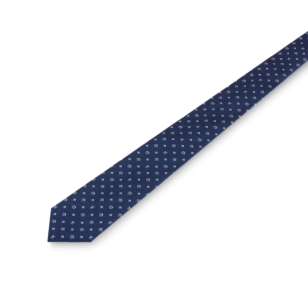 Cravate Louis Vuitton - Dual - Bleu Marine