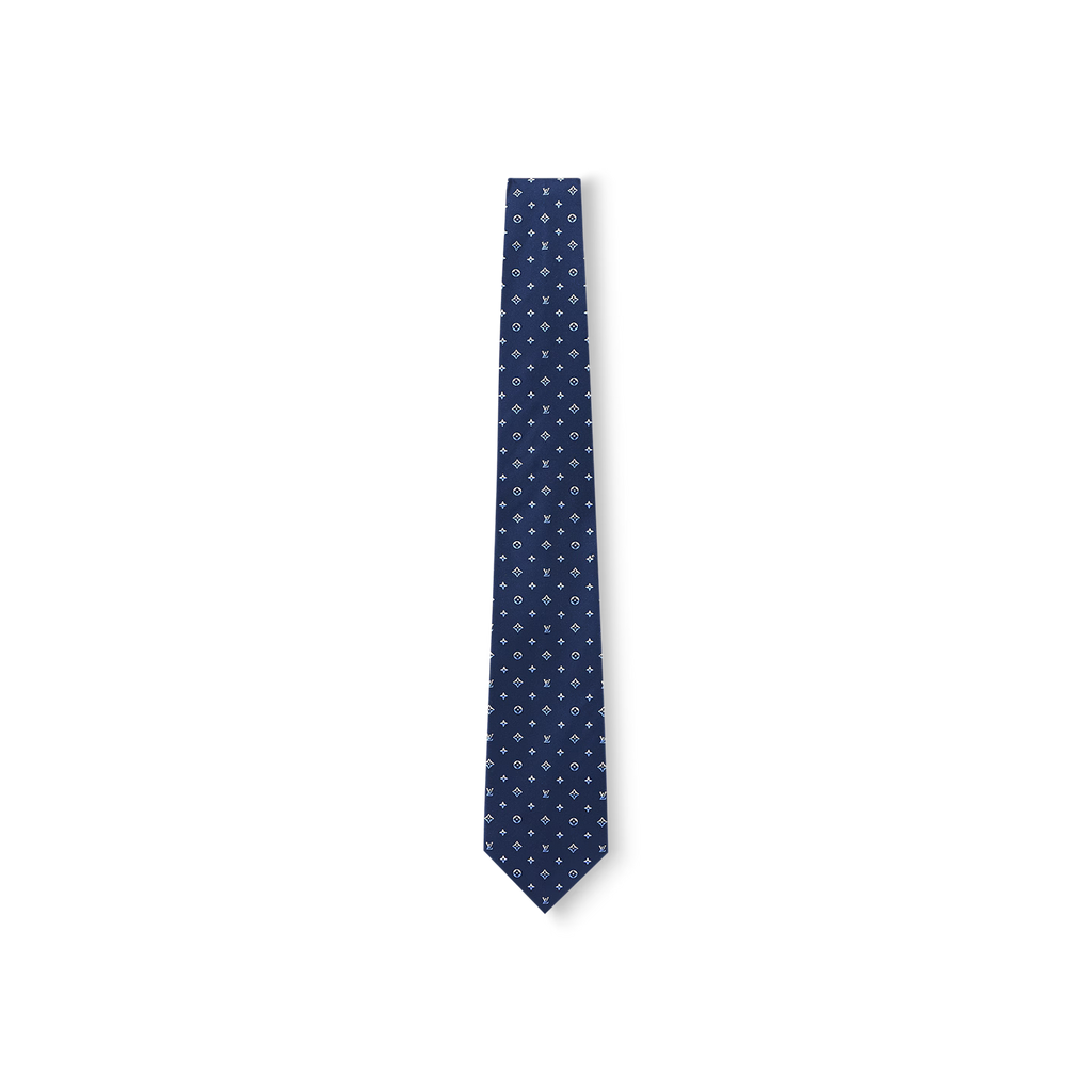 Cravate Louis Vuitton - Dual - Bleu Marine