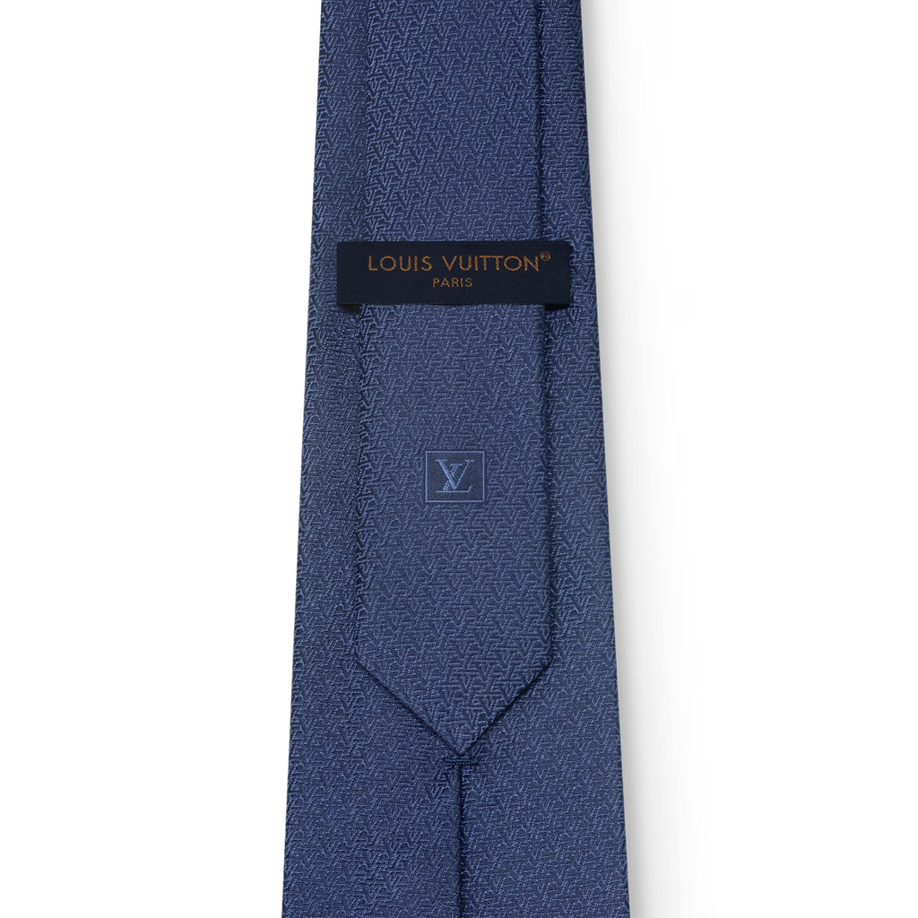 Cravate Louis Vuitton - Standout - Bleu Marine