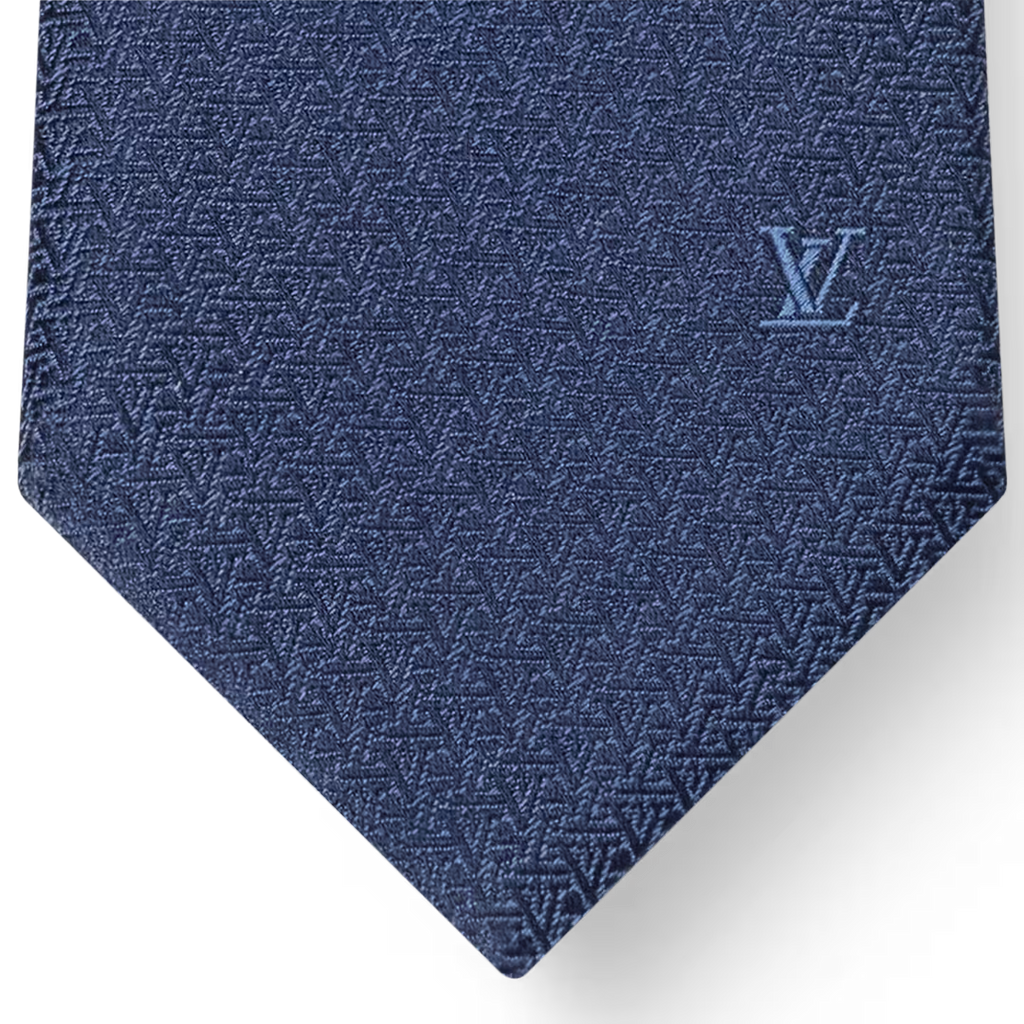Cravate Louis Vuitton - Standout - Bleu Marine