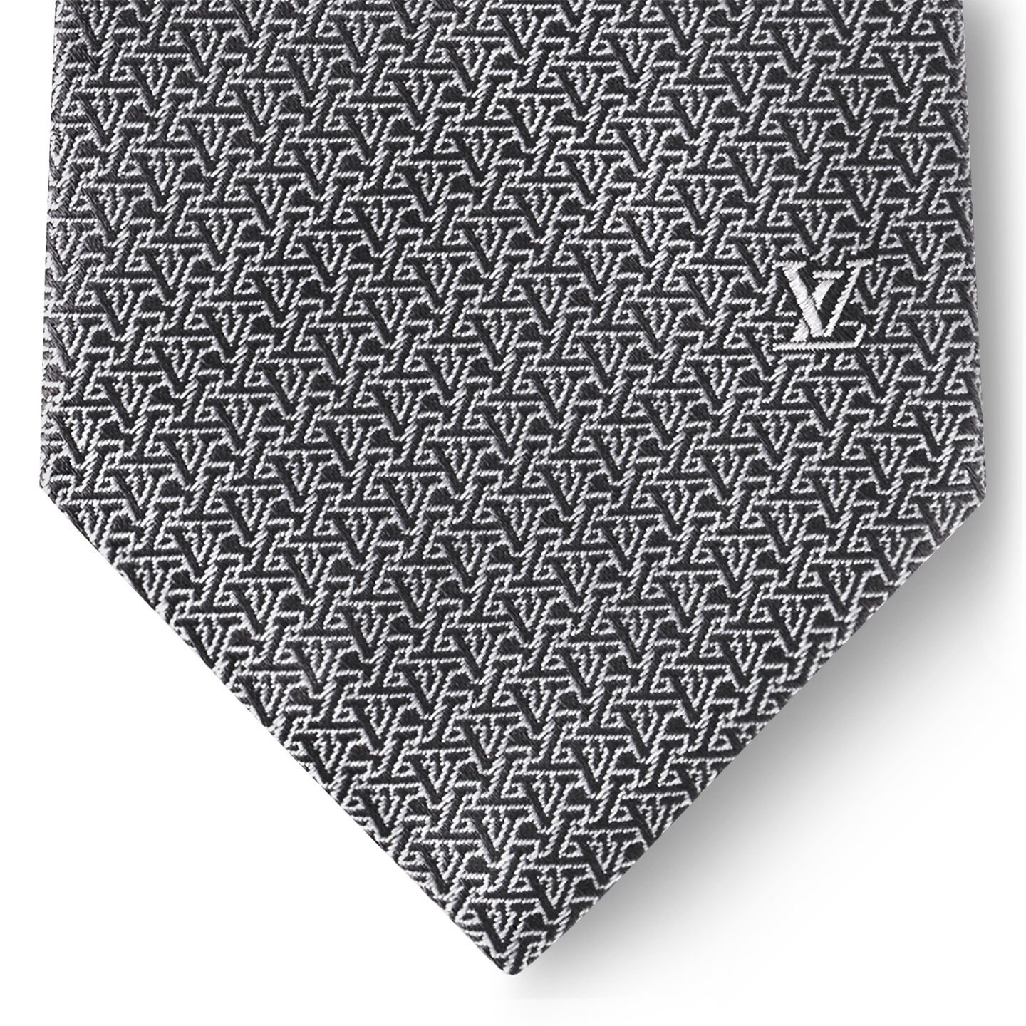 Cravate Louis Vuitton - Standout - Gris