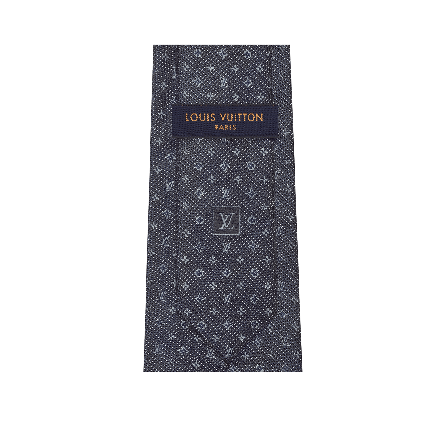 Cravate Louis Vuitton - Monogram Classic - Gris
