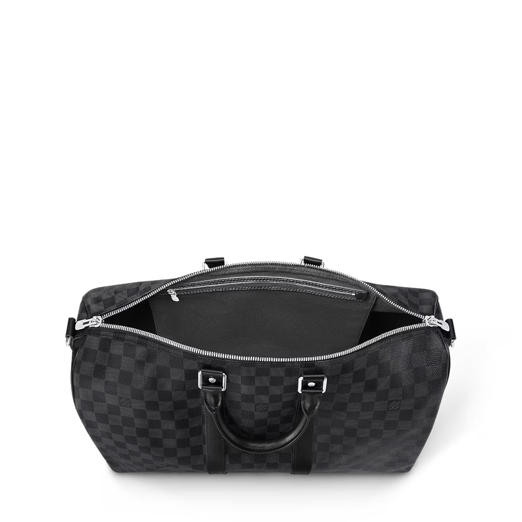Sac de voyage Louis Vuitton - Keepall Bandoulière 45 - TOILE DAMIER GRAPHITE