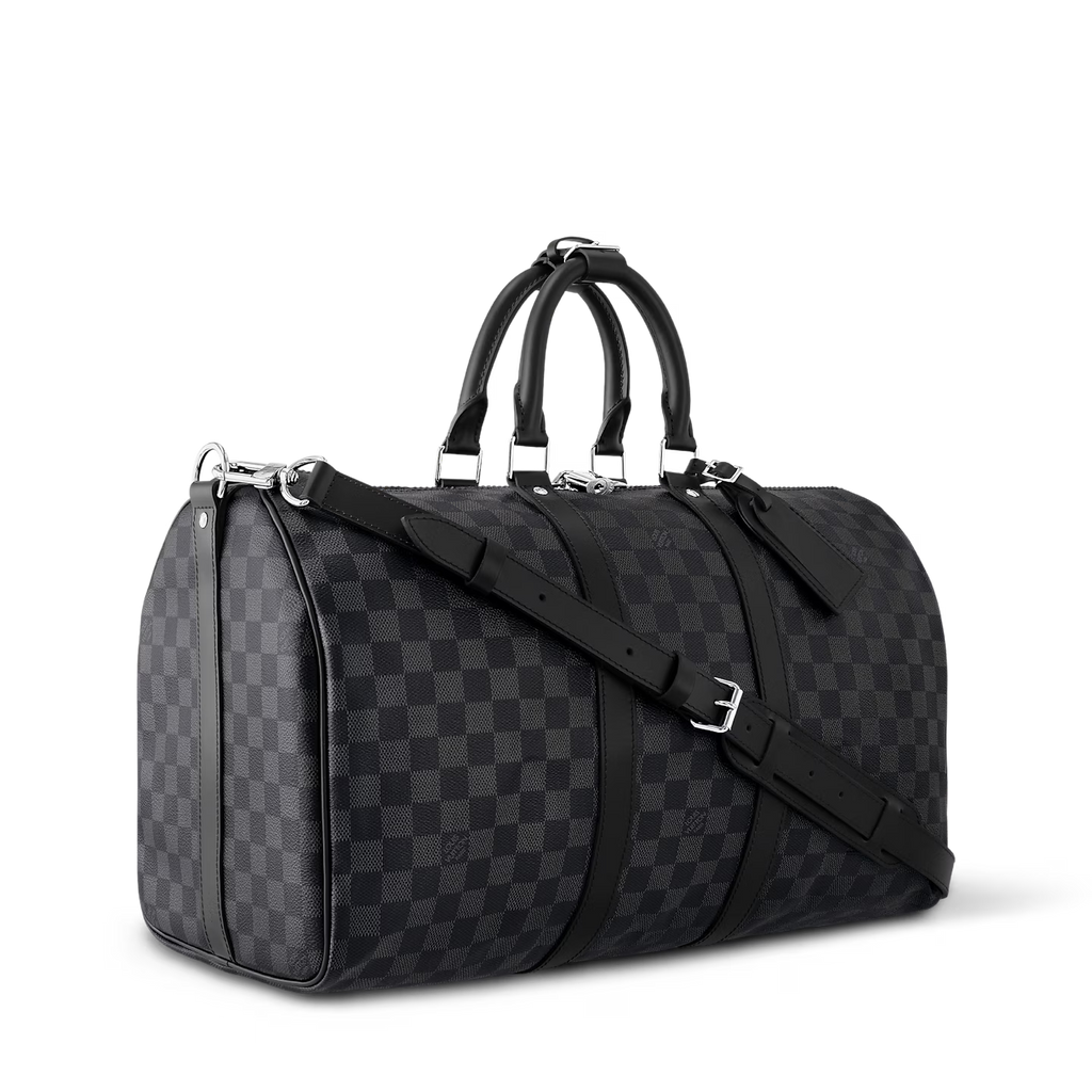 Sac de voyage Louis Vuitton - Keepall Bandoulière 45 - TOILE DAMIER GRAPHITE