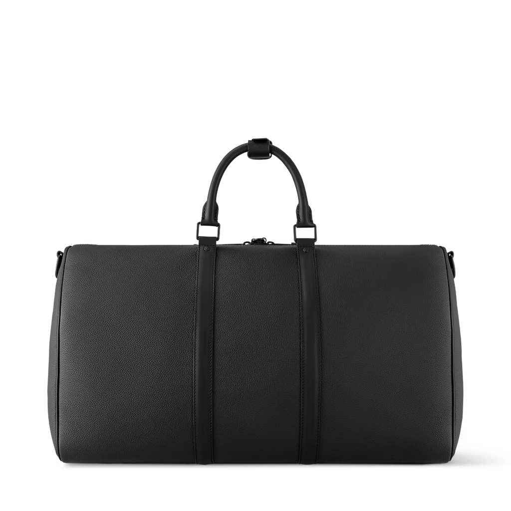 Sac de voyage Louis Vuitton - Keepall Bandoulière 50 - Aerogram - Noir