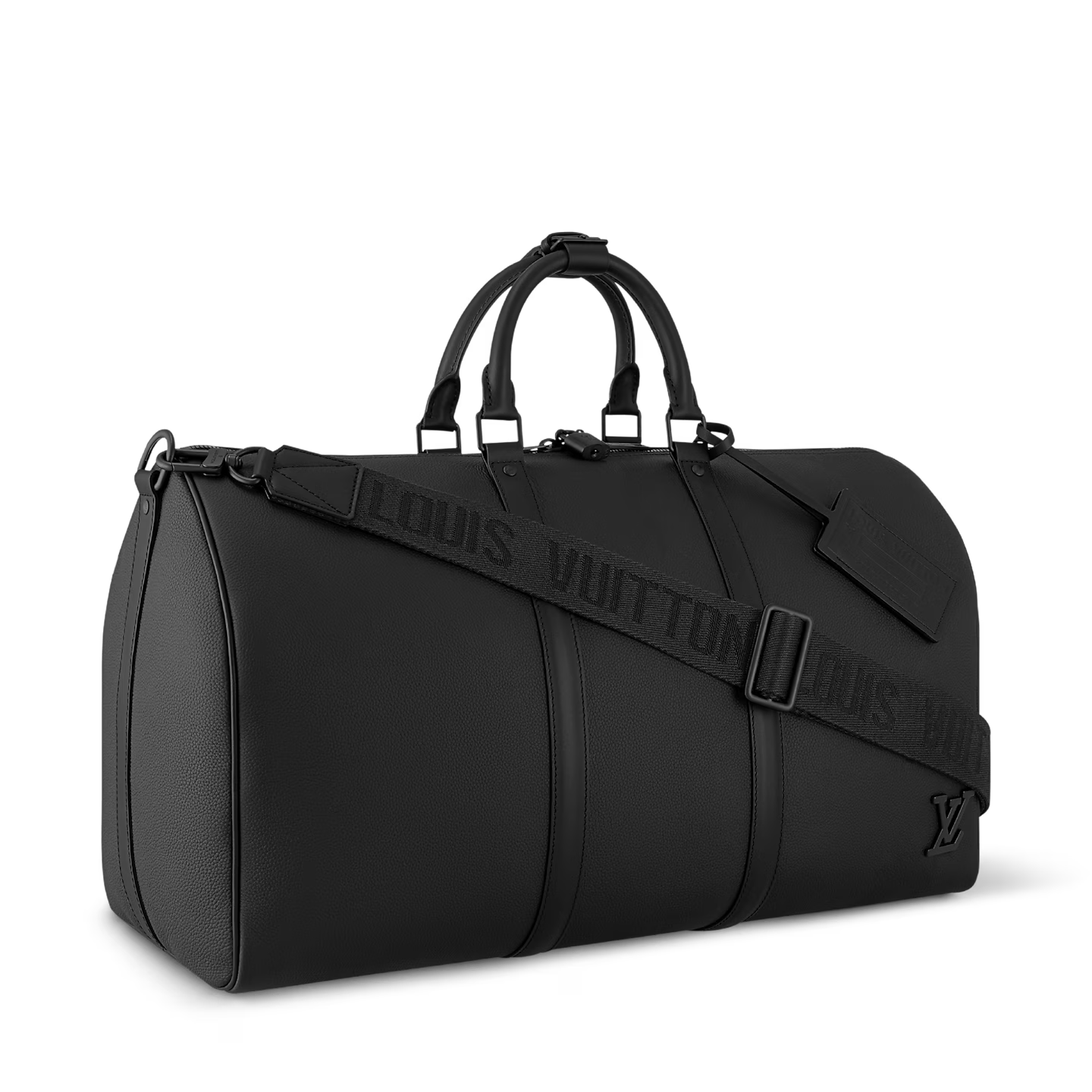 Sac de voyage Louis Vuitton - Keepall Bandoulière 50 - Aerogram - Noir