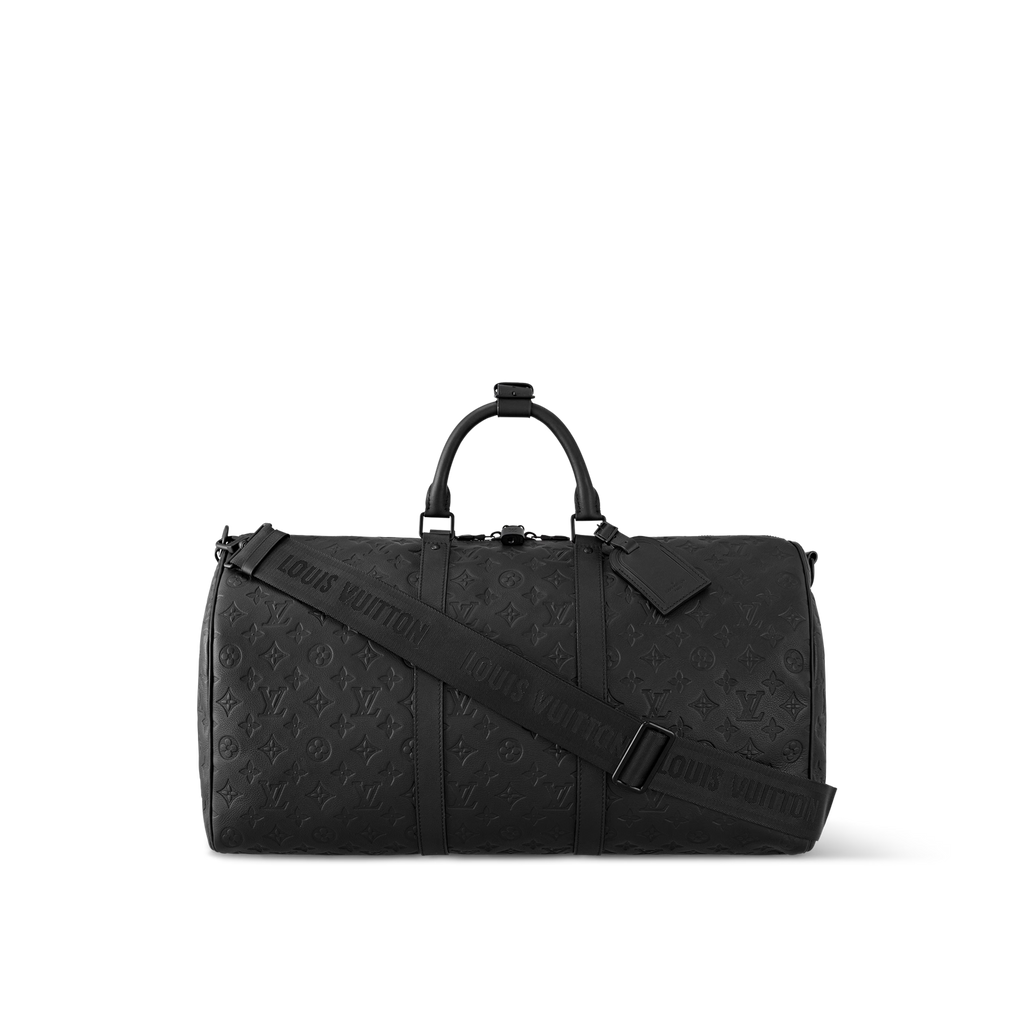 Sac de voyage Louis Vuitton - Keepall Bandoulière 50 - Noir