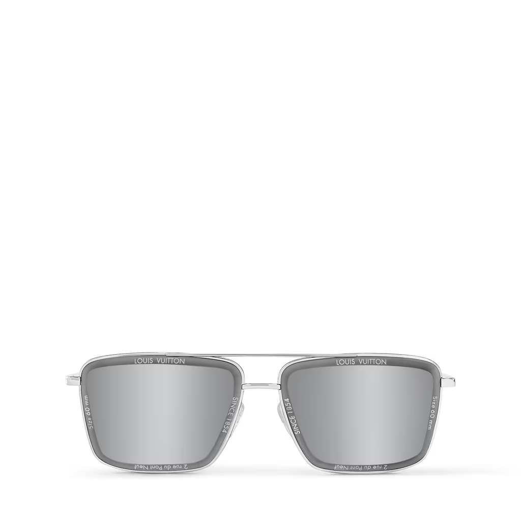 Lunettesn de soleil - Louis Vuitton - En Métal Carrées - Super Vision