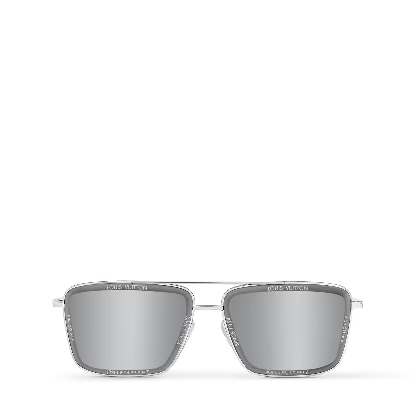 Lunettesn de soleil - Louis Vuitton - En Métal Carrées - Super Vision