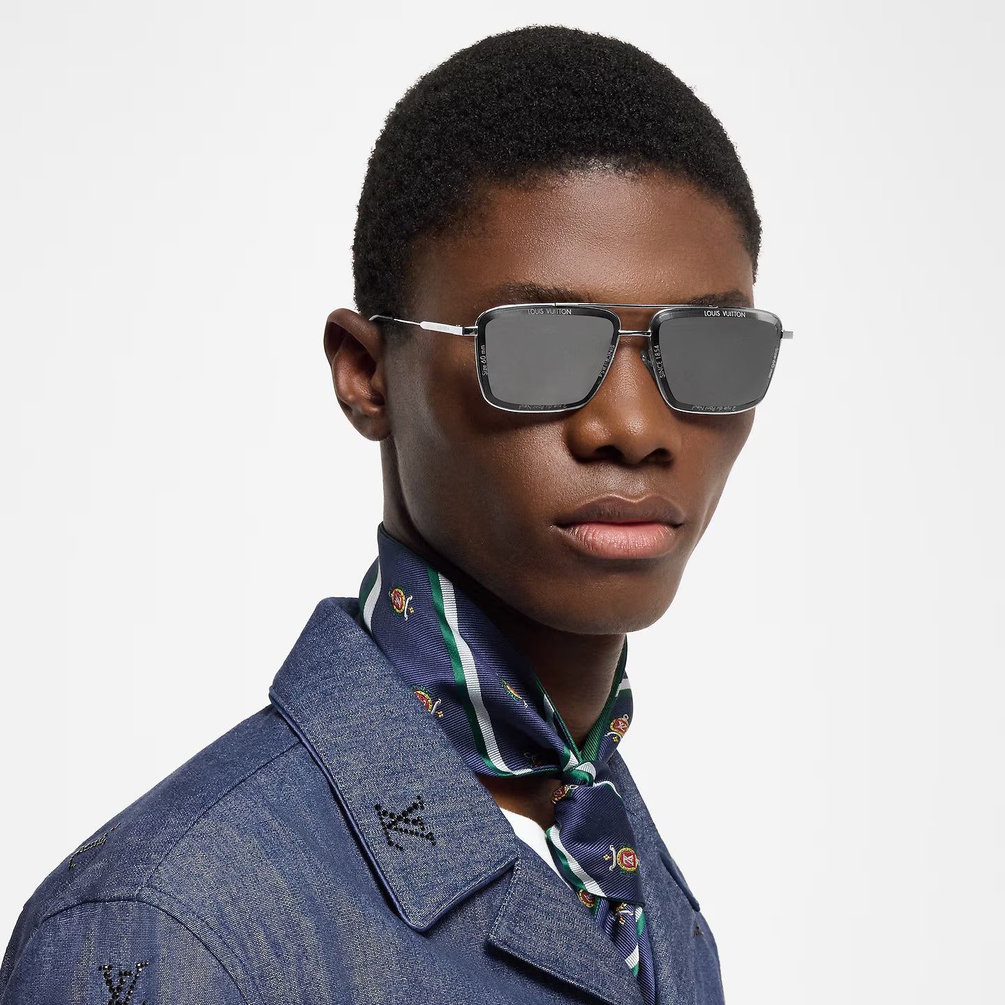 Lunettesn de soleil - Louis Vuitton - En Métal Carrées - Super Vision