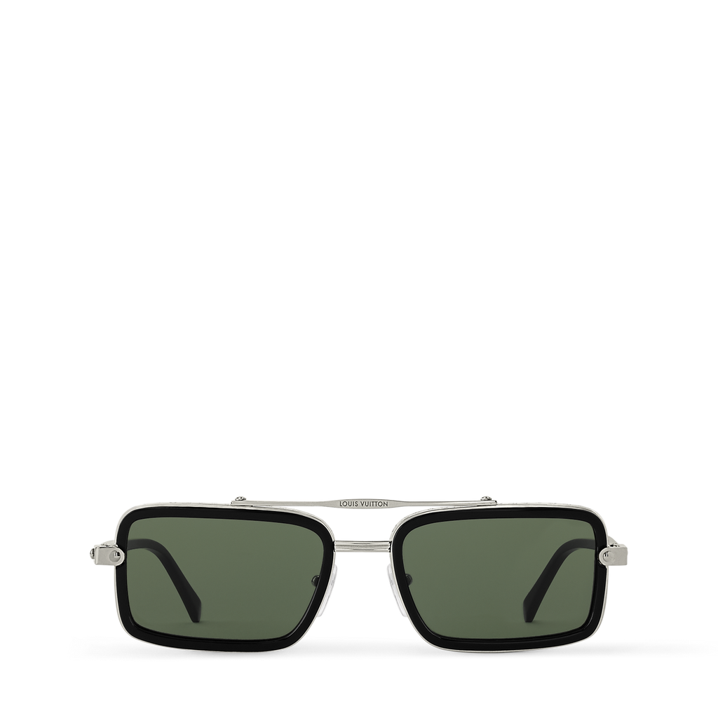 Lunettes de soleil - Louis Vuitton - En Métal Carrées - Signature Duo