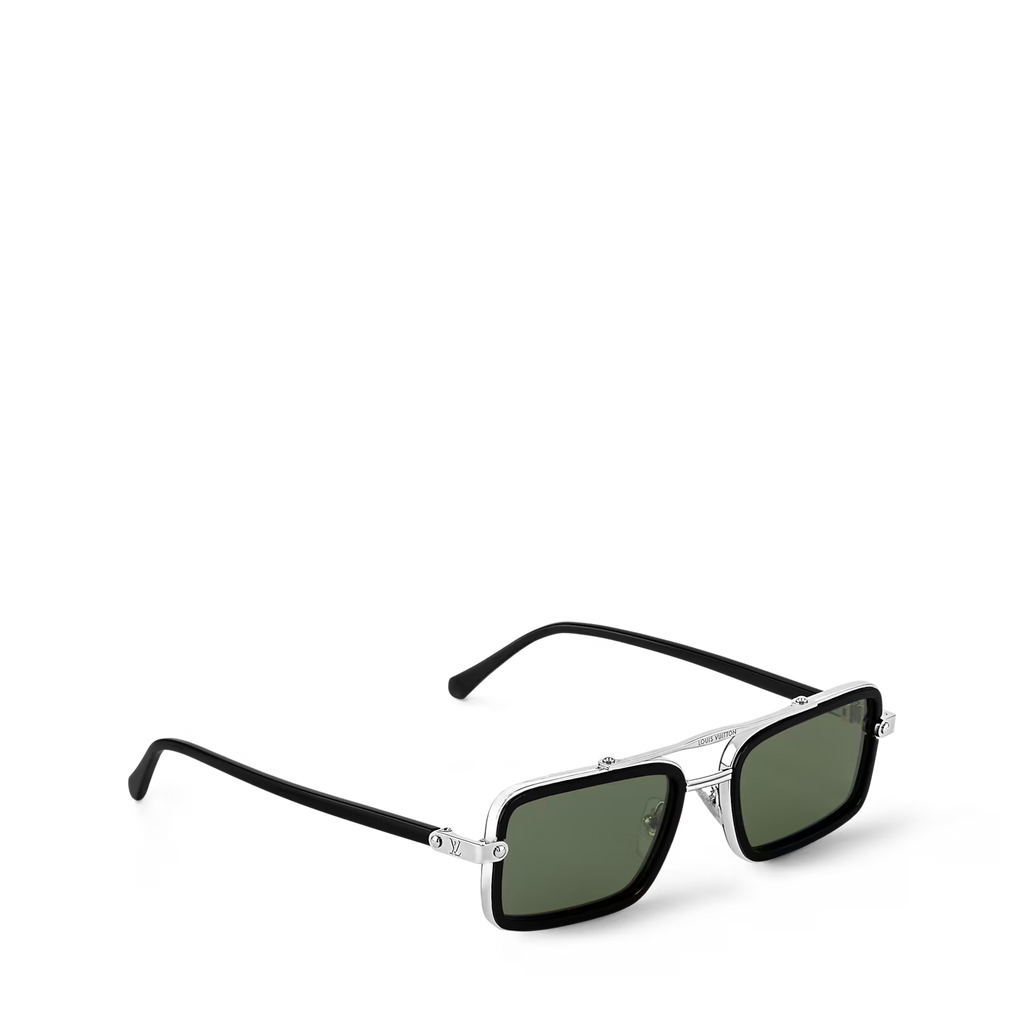 Lunettes de soleil - Louis Vuitton - En Métal Carrées - Signature Duo