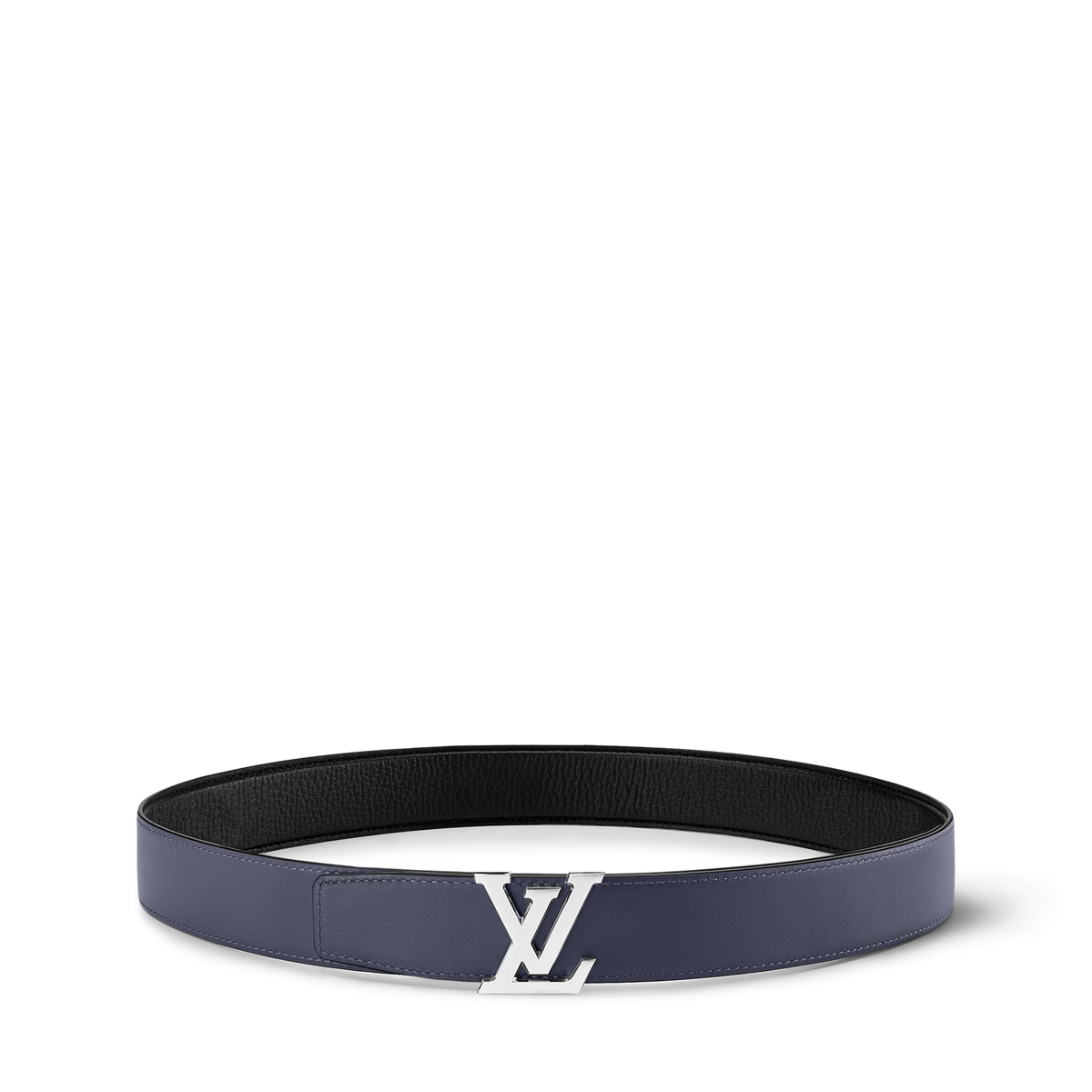 Ceinture Louis Vuitton - Initiales Taurillon 35mm Reversible - Bleu Marine