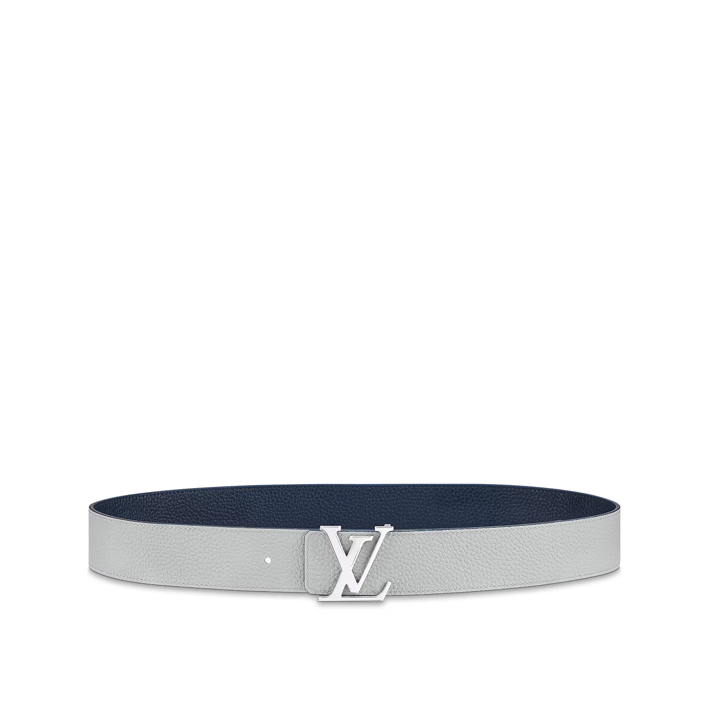 Ceinture Loui Vuitton - Initiales Taurillon 40mm Reversible - Bleu/Gris