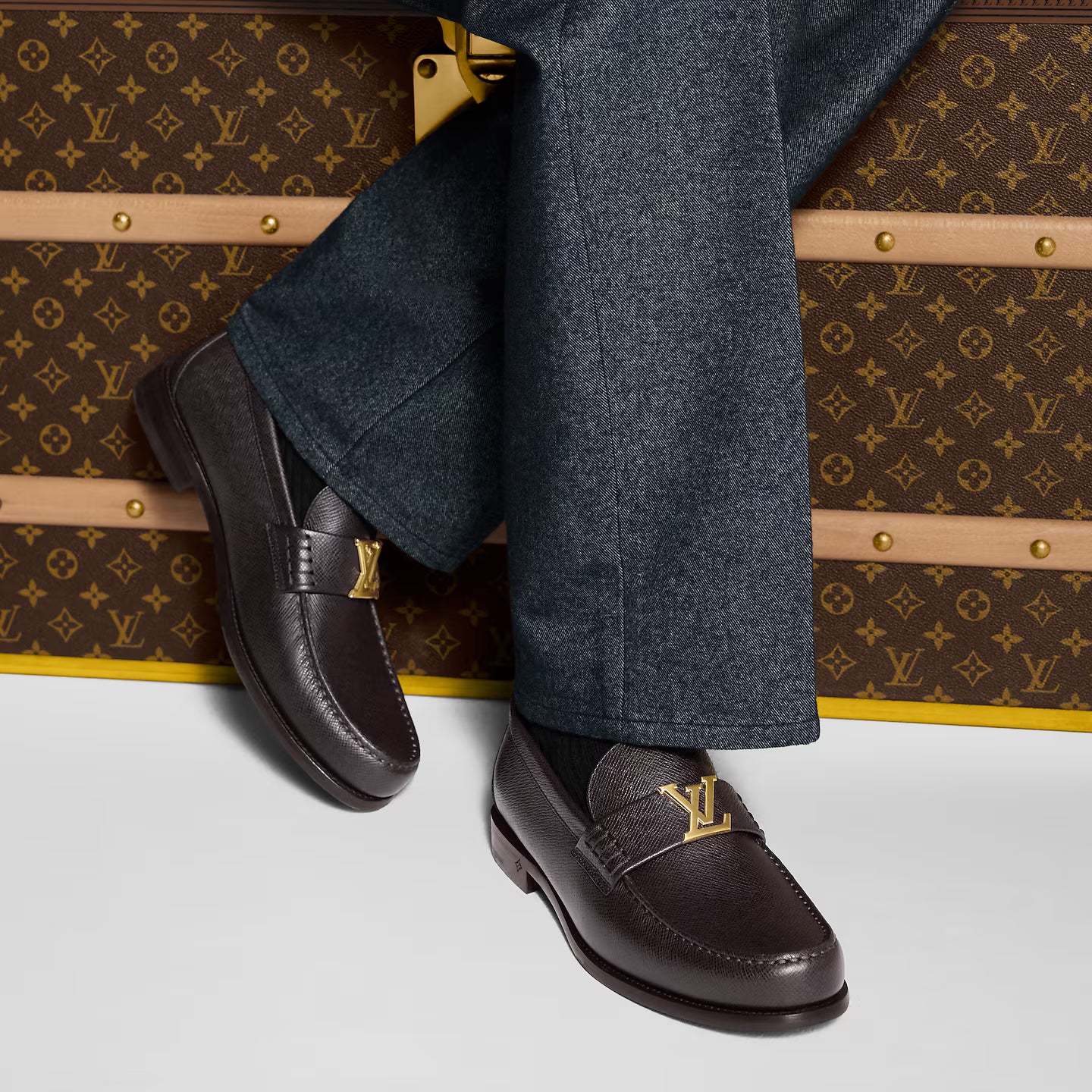 Mocassin Louis Vuitton - Major - Marron