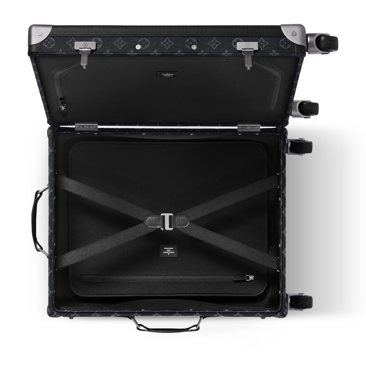 Valise Louis Vuitton - Malle roulante - Toile Monogram Eclipse