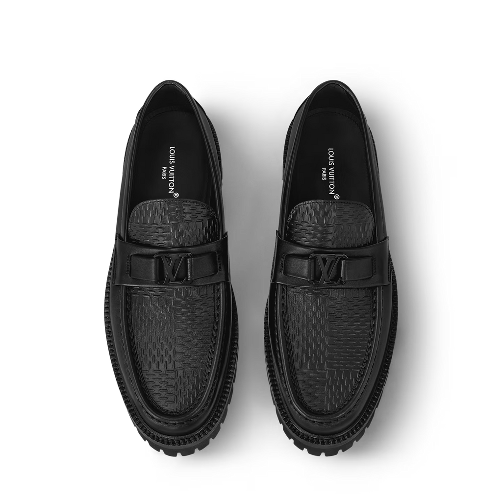 Mocassin Louis Vuitton - Major - Damier en Noir