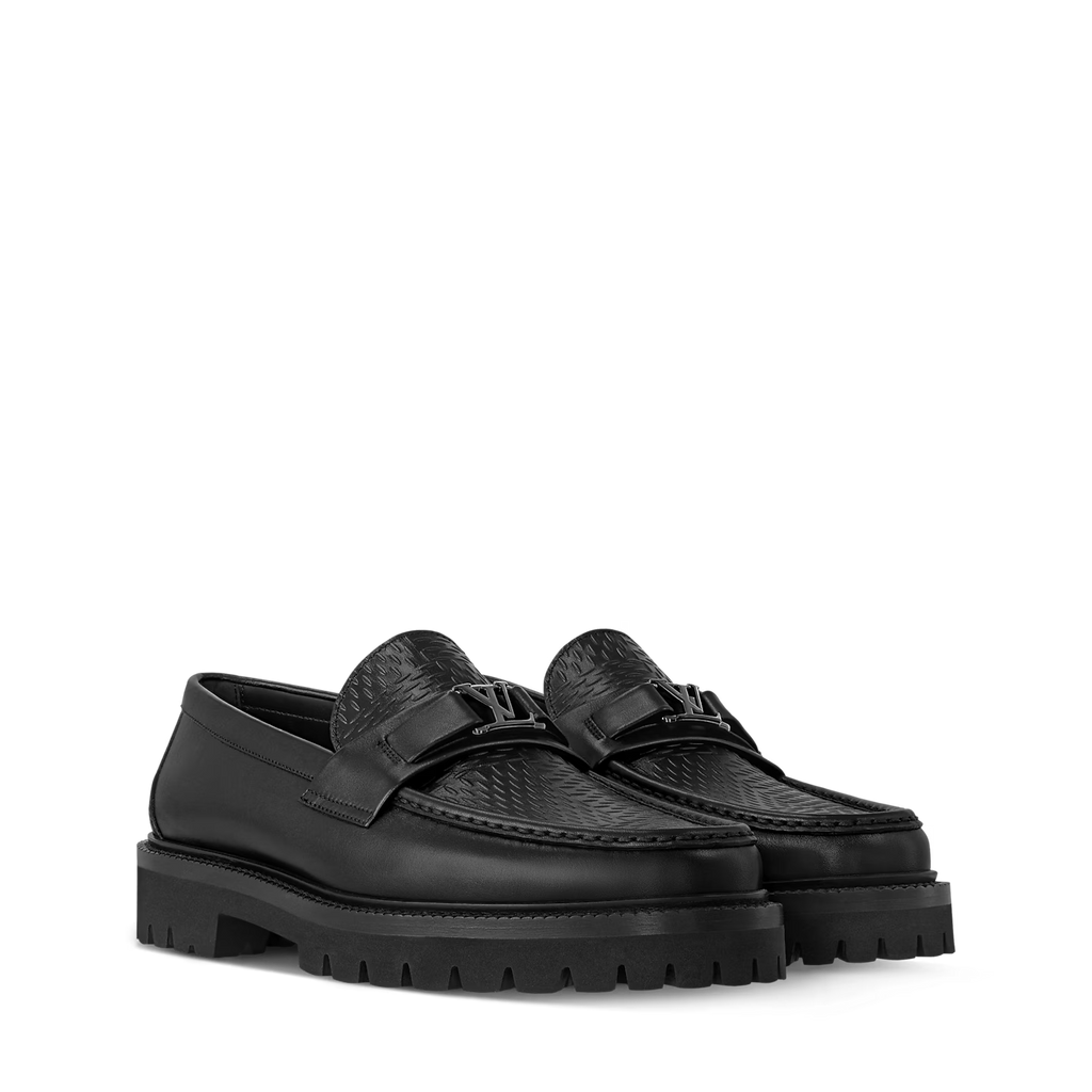 Mocassin Louis Vuitton - Major - Damier en Noir