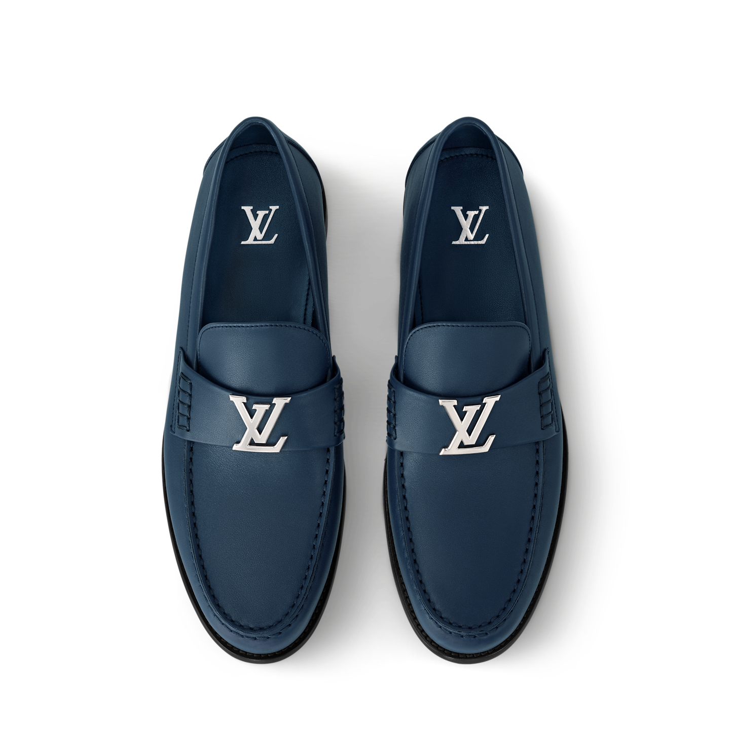 Mocassin Louis Vuitton - Major - Bleu Marine Mate