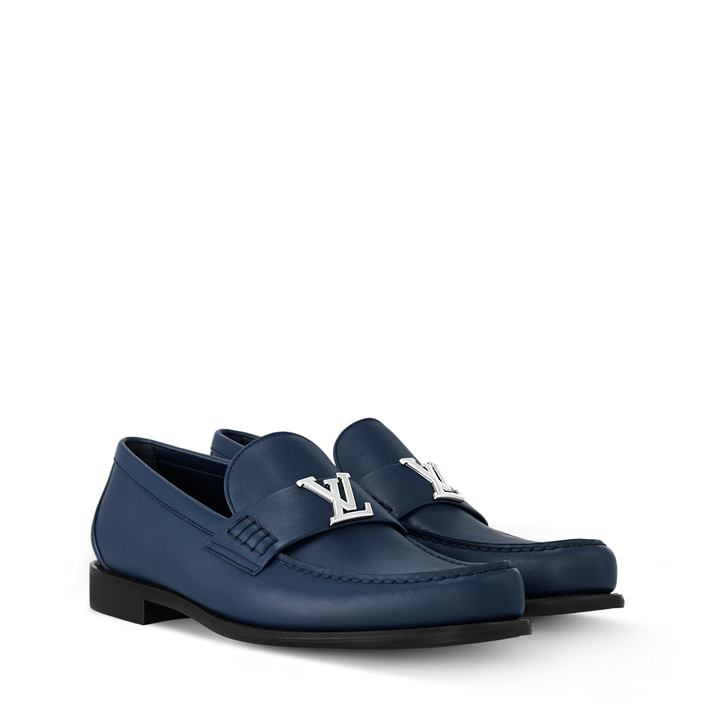 Mocassin Louis Vuitton - Major - Bleu Marine Mate
