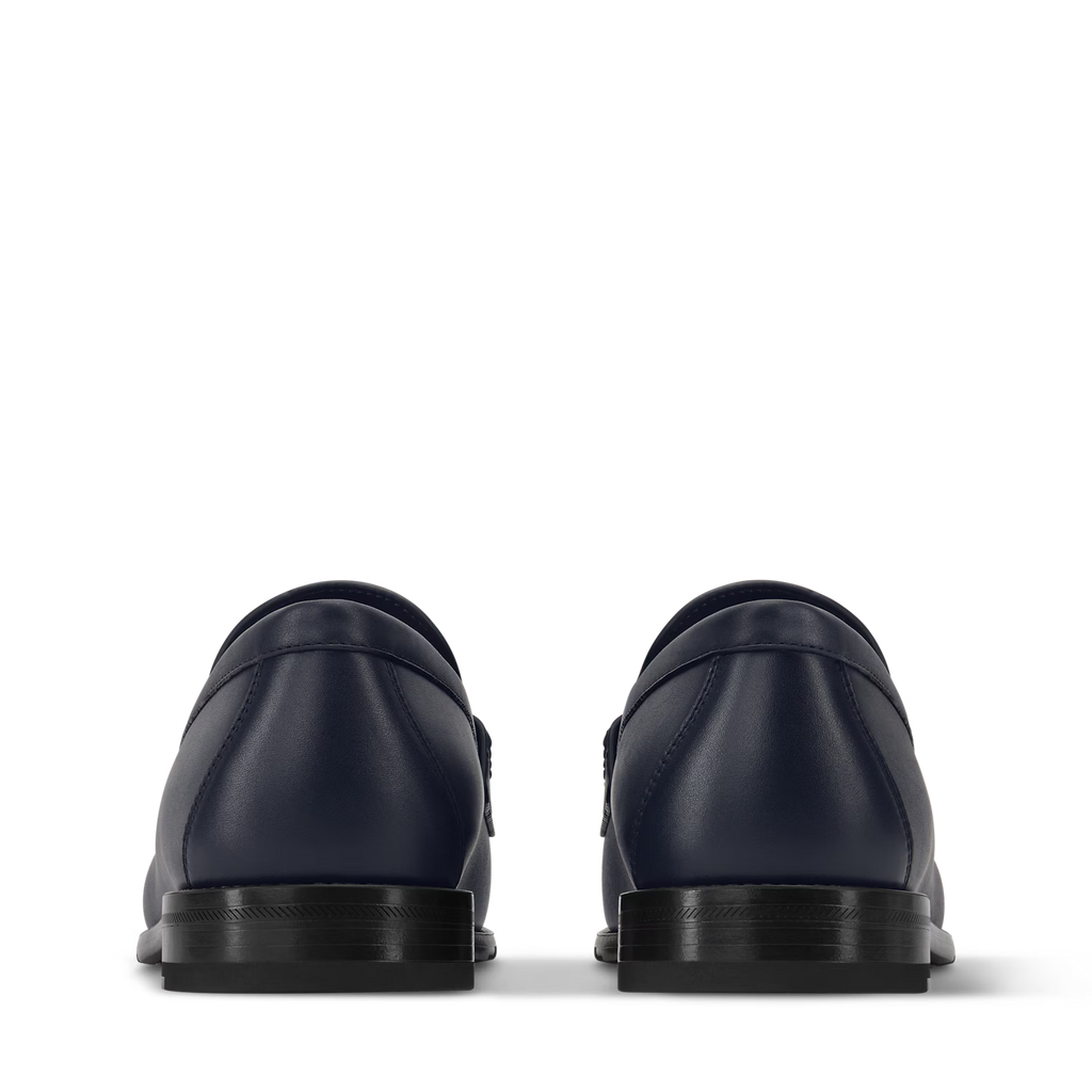 Mocassins Louis Vuitton - Major - Cuir lisse - Bleu Marine