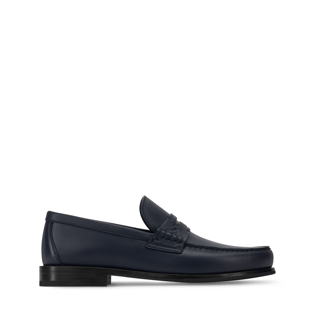 Mocassins Louis Vuitton - Major - Cuir lisse - Bleu Marine