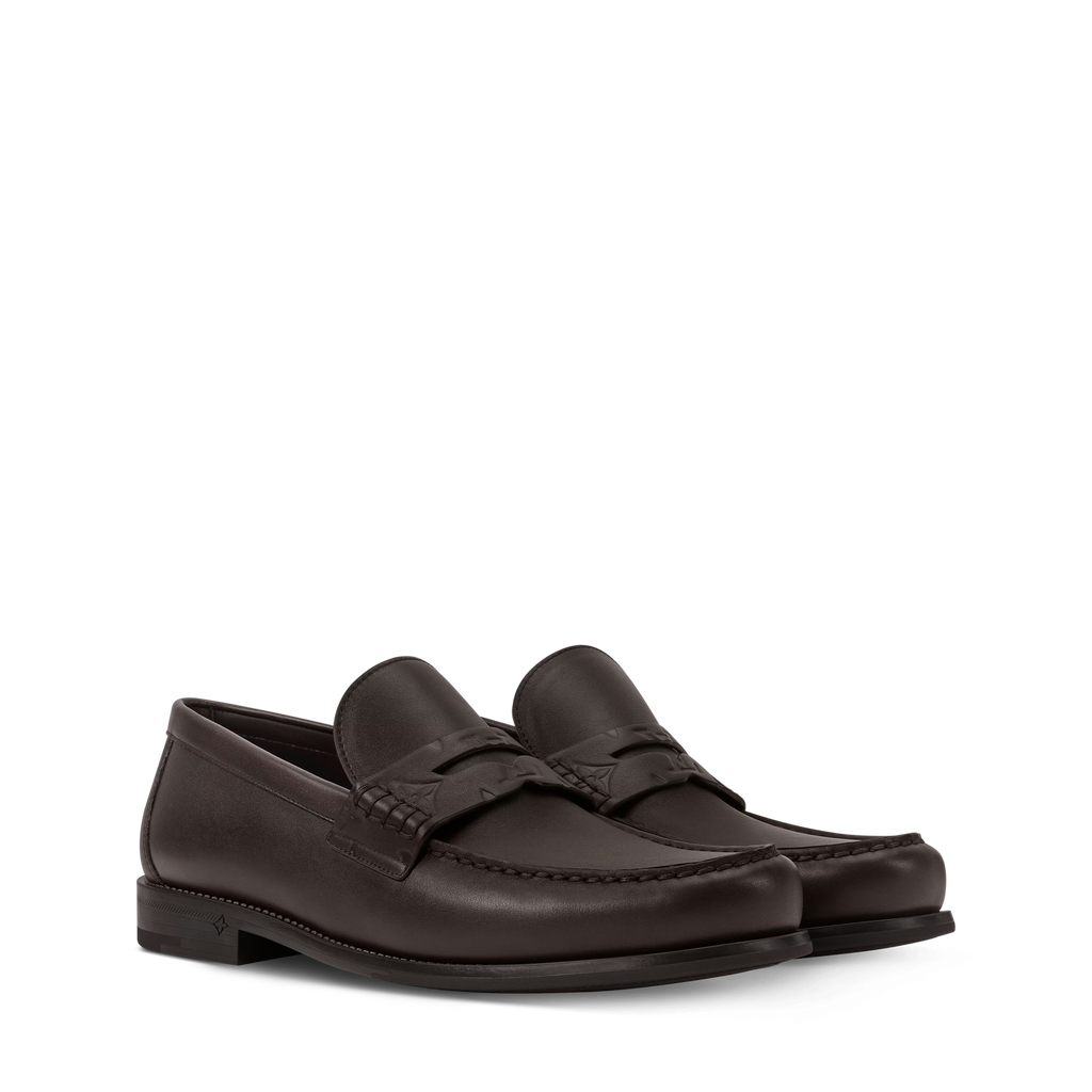 Mocassins Louis Vuitton - Major - Cuir lisse - Marron