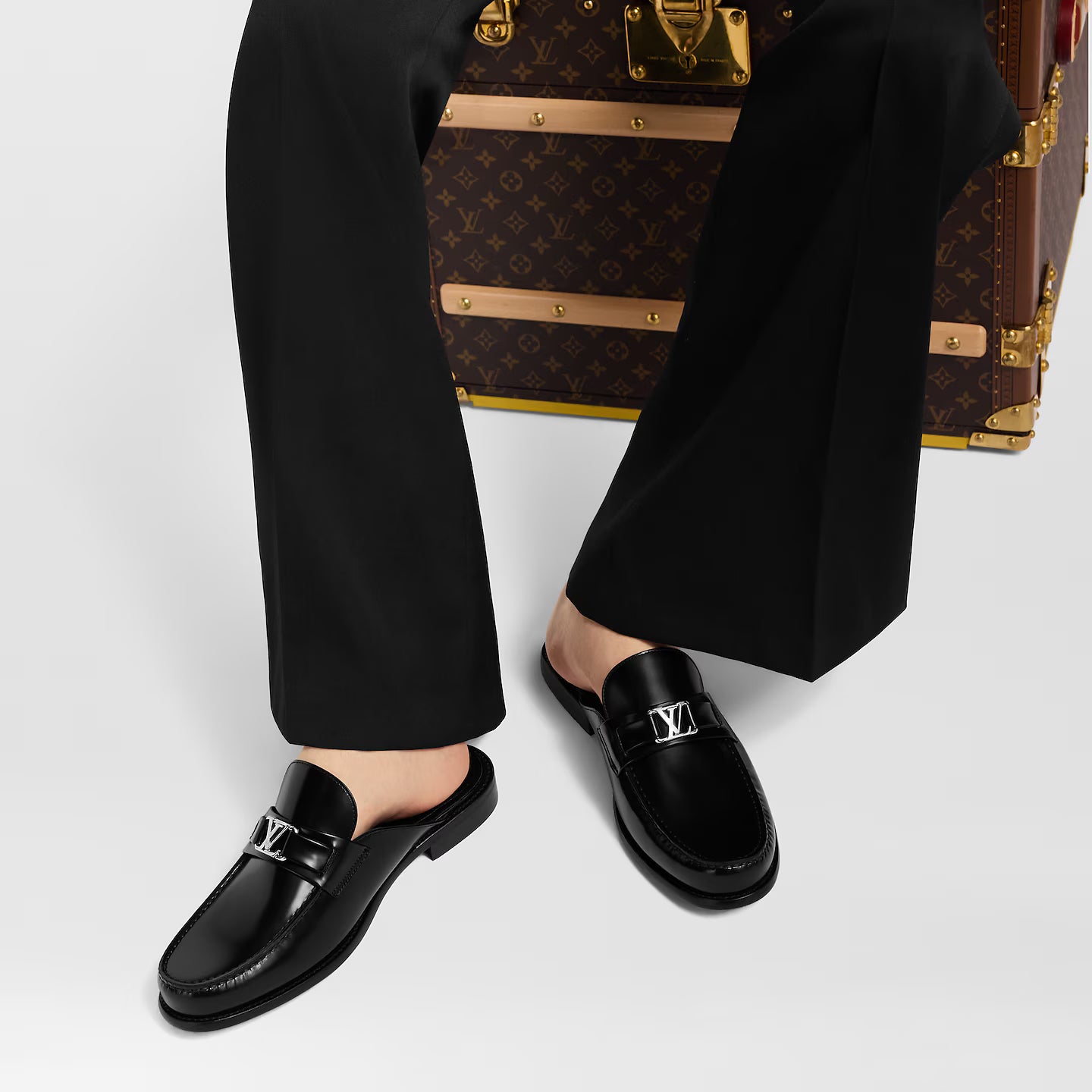 Mule Louis Vuitton - Major - Noir